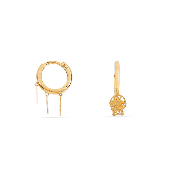 Tanishq 18KT Gold Earrings for Women 4