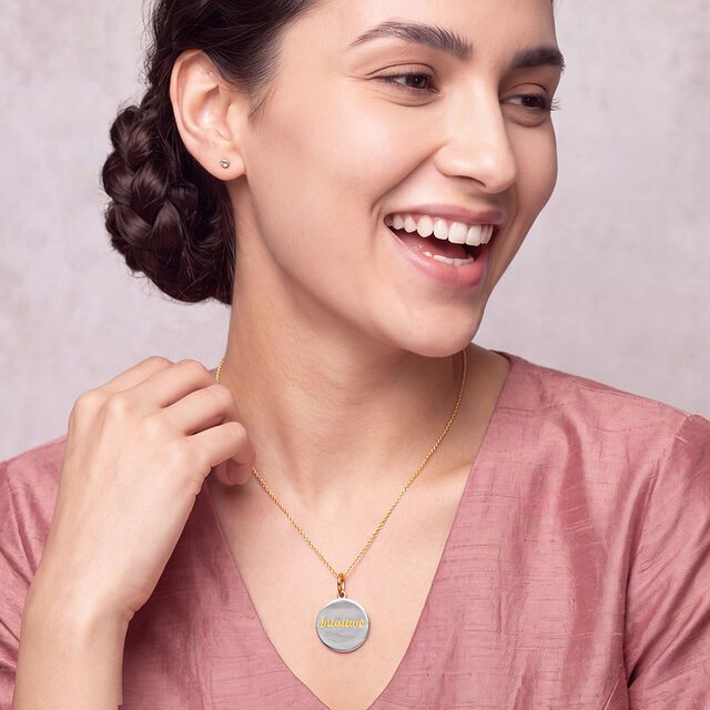 Tanishq 18KT Gold Pendant for Women 2