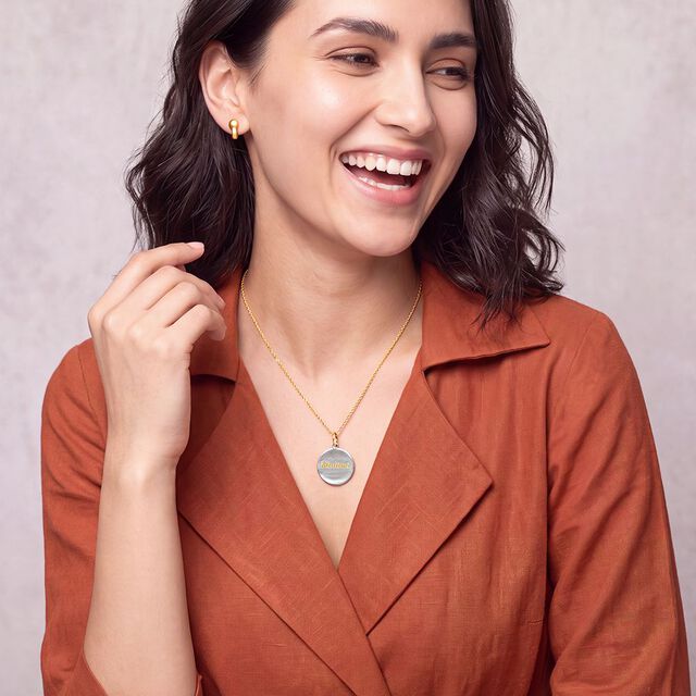 Tanishq 18KT Gold Pendant for Women 3