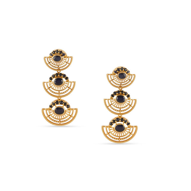 Tanishq 18KT Cosmic Night-Sky Sapphire Necklace Set for Women 3