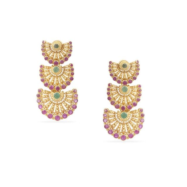 Tanishq 18KT Gold Necklace Set 3