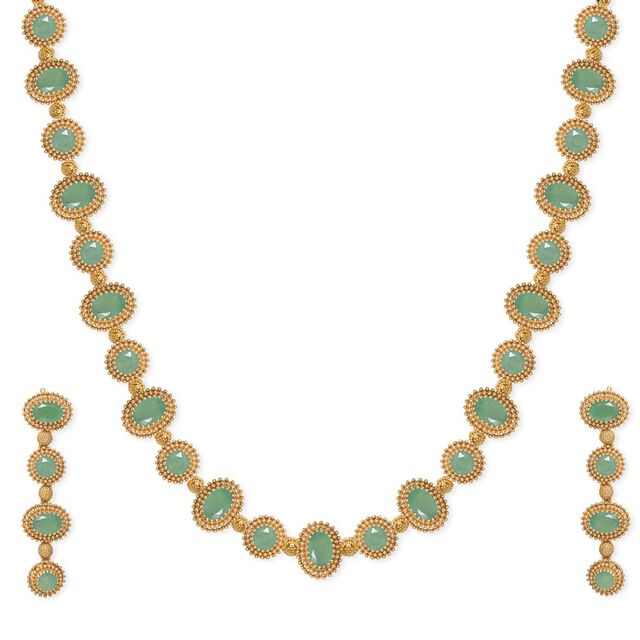 Tanishq 18KT Gold Necklace Set 2
