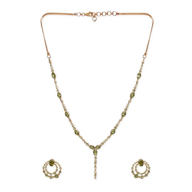 Tanishq 18KT Gold Necklace Set 