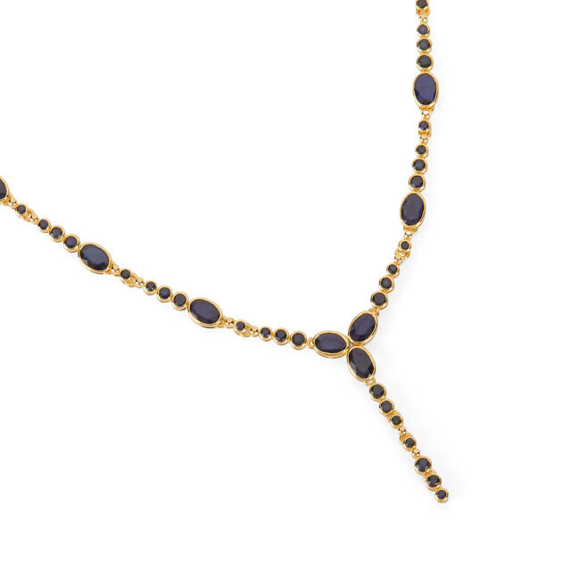 Tanishq 18KT Celestial Sapphire Necklace Set for Women 3