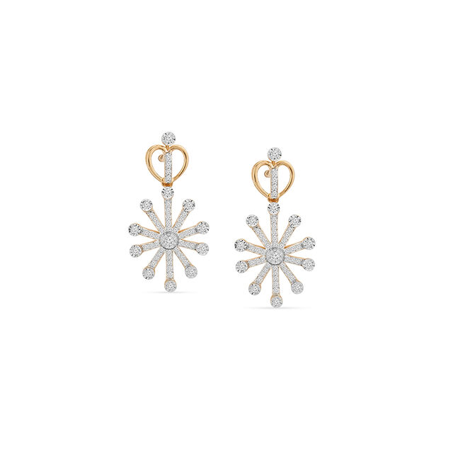 Tanishq 18KT Diamond Necklace Set for Women 3