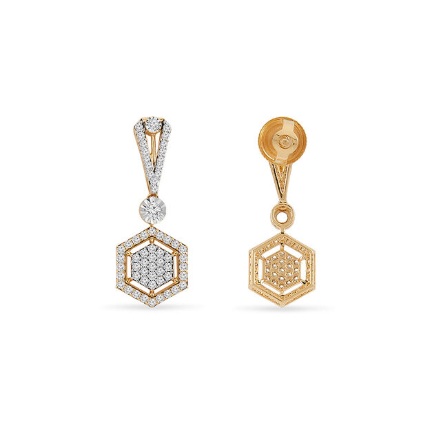 Tanishq 18KT Diamond Necklace Set for Women 4