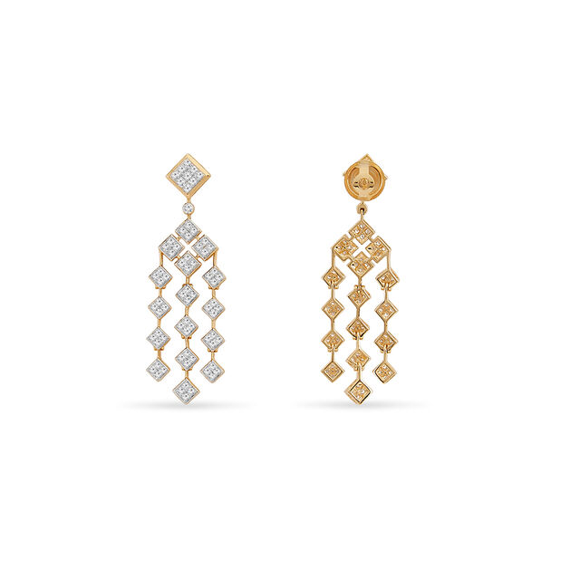 Tanishq 18KT Diamond Necklace Set for Women 4