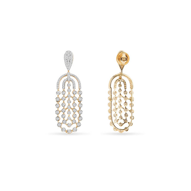 Tanishq 18KT Diamond Necklace Set for Women 4