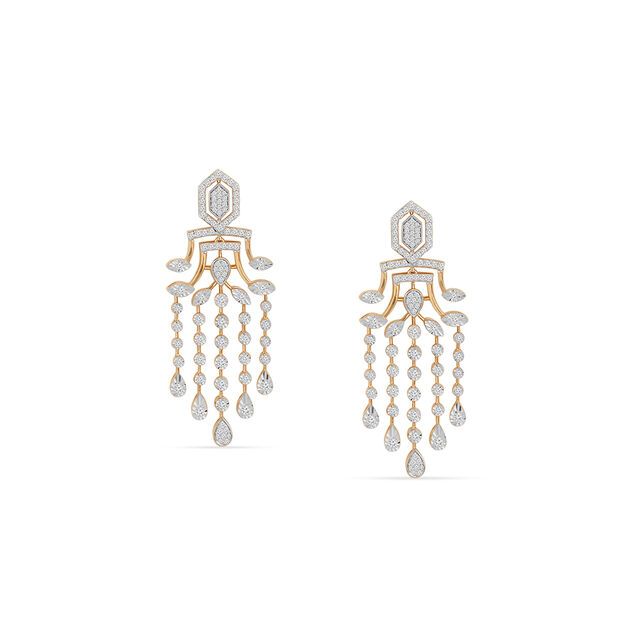 Tanishq 18KT Diamond Necklace Set for Women 3