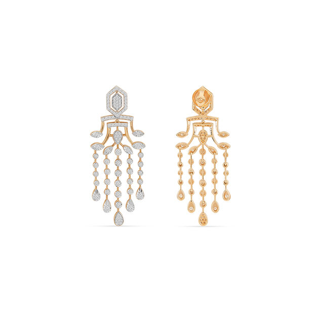 Tanishq 18KT Diamond Necklace Set for Women 4