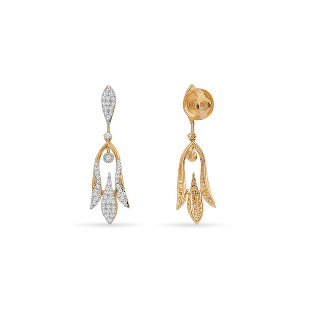 Tanishq 18KT Diamond Necklace Set for Women 4