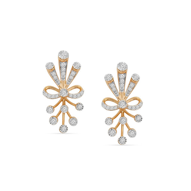 Tanishq 18KT Diamond Necklace Set for Women 3