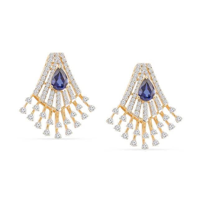 Tanishq 18KT Diamond Necklace Set for Women 3