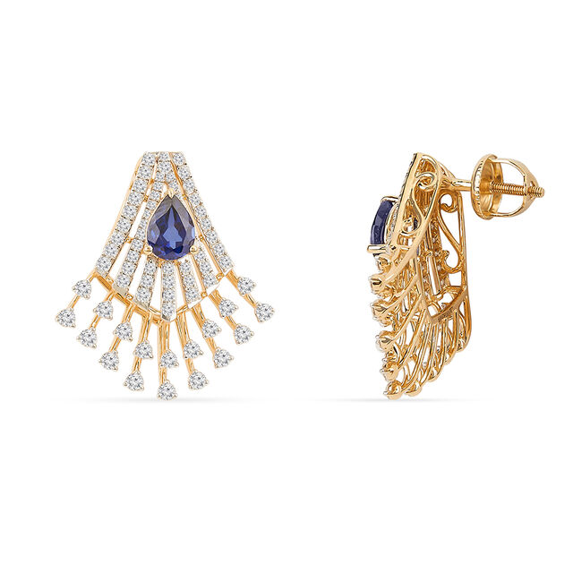Tanishq 18KT Diamond Necklace Set for Women 4