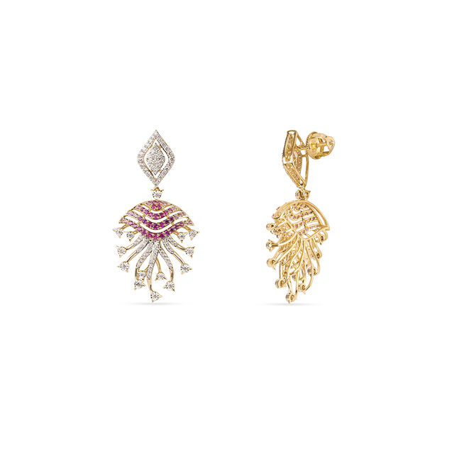 Tanishq 18KT Diamond Necklace Set for Women 4