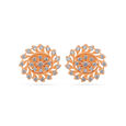 Tanishq 18 Karat Diamond Pendant and Earrings Set for Women 