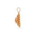 Tanishq 18 Karat Diamond Pendant and Earrings Set for Women 2