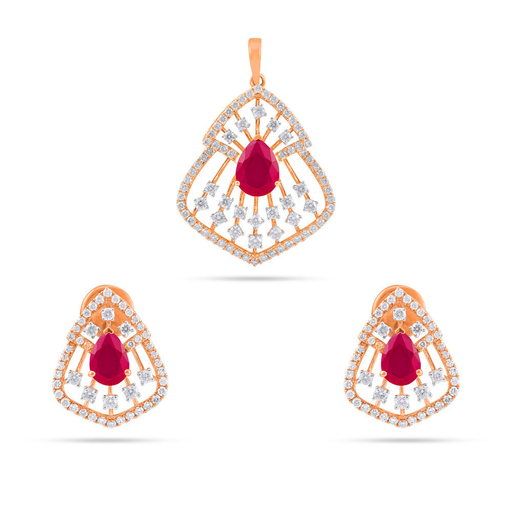 Ruby necklace literal designs tanishq