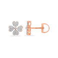 Floral Diamond Cluster Pendant Set 3