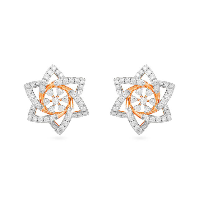Geometric Star Diamond Pendant Set 2