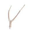 Tanishq 18 Karat Diamond Necklace Set for Women 3