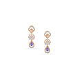 Refined 18-Karat Gold Leaf & Floral Necklace Set with Bluestone Accents 3