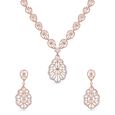 Gold Diamond Necklace Set 