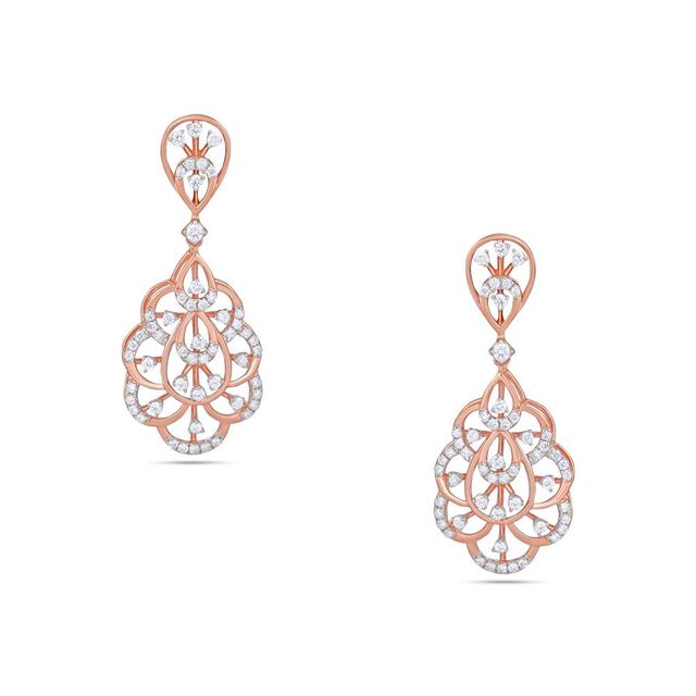 Gold Diamond Necklace Set 5