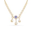 Gold Diamond & Sapphire Necklace Set 2