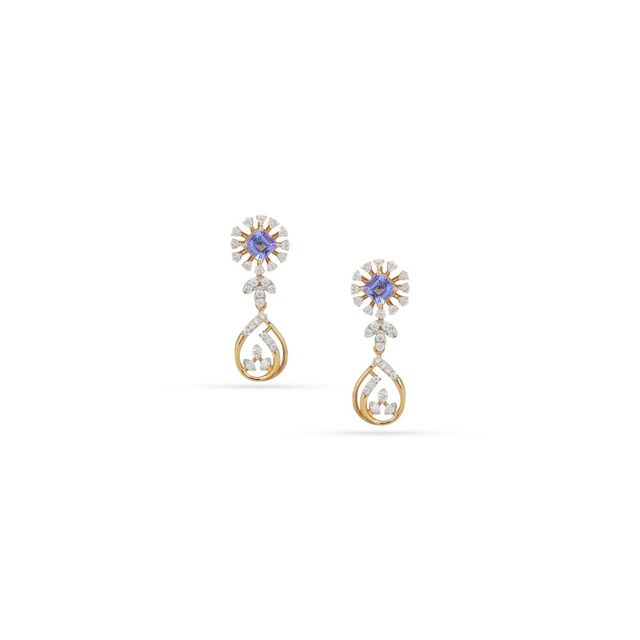 Gold Diamond & Sapphire Necklace Set 3