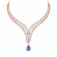 Dazzling Sapphire Necklace Set 2