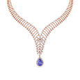 Dazzling Sapphire Necklace Set 3