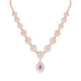 Radiant Sapphire and Diamond Necklace Set 2