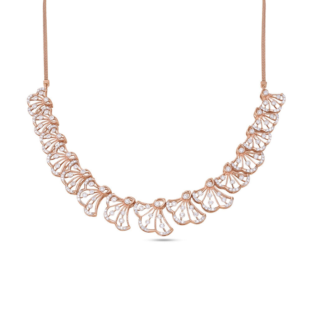 Diamond strand necklace clearance