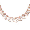 18 karat Rose Gold and Diamond Strand Necklace Set 3