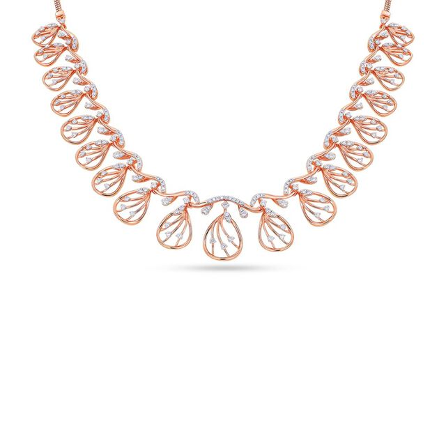 Elegant Drop Gemstone Necklace Set 2