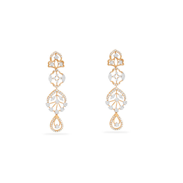 Exquisite Gold Diamond Necklace Set 4