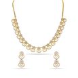 Diamond Floral Necklace Set 