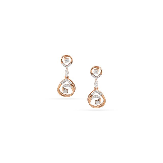 Tanishq 18KT Diamond Necklace Set for Women 3