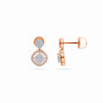 Layered Circular Rose Gold Earrings 2