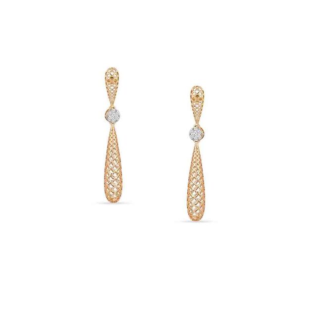 Tanishq 18KT Diamond Drop Earrings for Women 