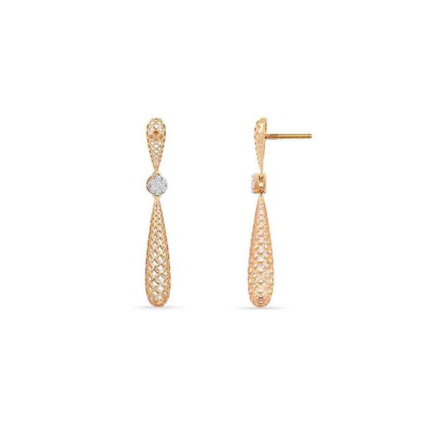 Tanishq 18KT Diamond Drop Earrings for Women 3