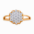A Floral Inspiration in 18 karat Gold Ring 