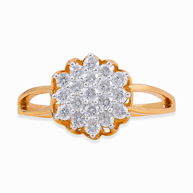 A Floral Inspiration in 18 karat Gold Ring 