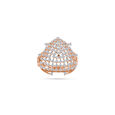 Dazzling Diamond Lattice Ring 