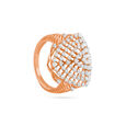 Dazzling Diamond Lattice Ring 3