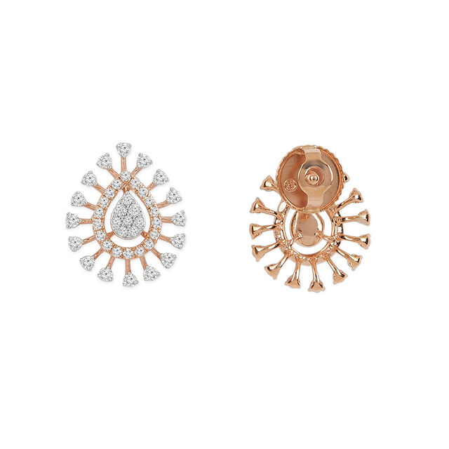 Tanishq 18KT Diamond Earrings for Women 4