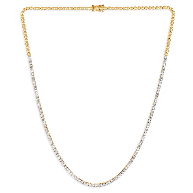 Tanishq 18KT Diamond Gold Necklace 3