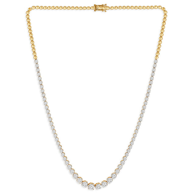 Tanishq 18KT Diamond Gold Necklace 3