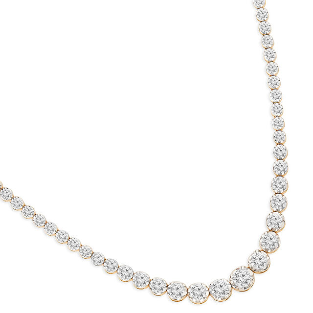 Tanishq 18KT Diamond Gold Necklace 4